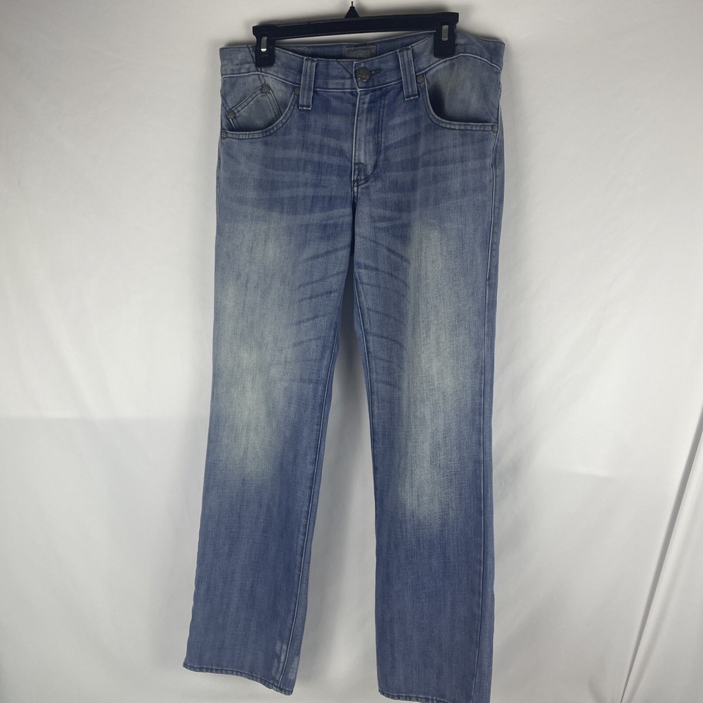 Rock & Republic Straight Jeans Mens 32 x 30 medium wash